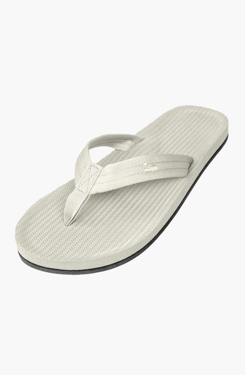 Responsibly-Made Tire Sole Easy Living Flip Flops (Male)