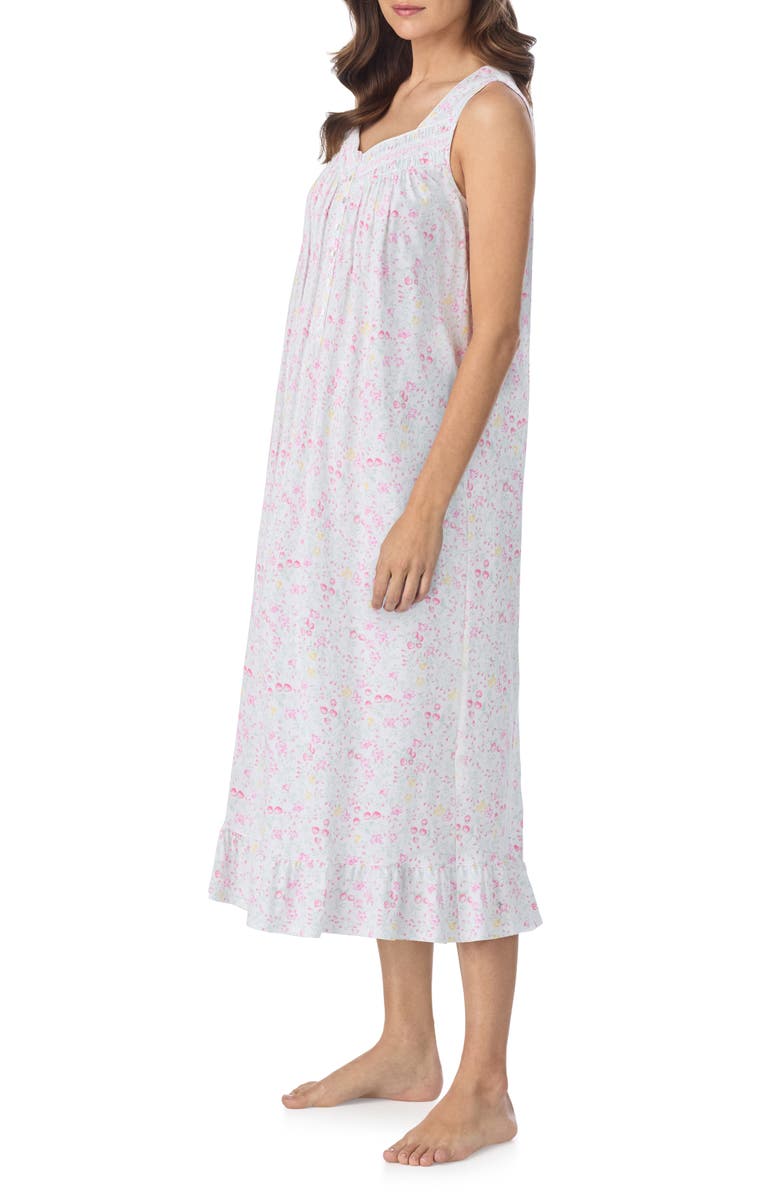 Eileen West Cotton Nightgown, Alternate, color, Wht Novel