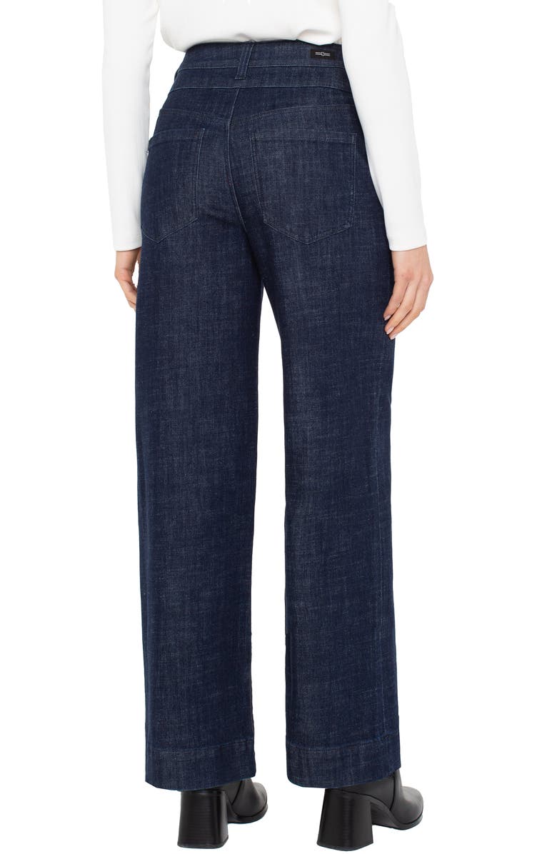 Liverpool Los Angeles Stride High Waist Wide Leg Jeans, Alternate, color, 