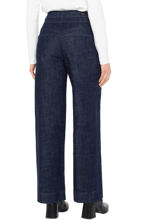Liverpool Los Angeles Stride High Waist Wide Leg Jeans In Blue