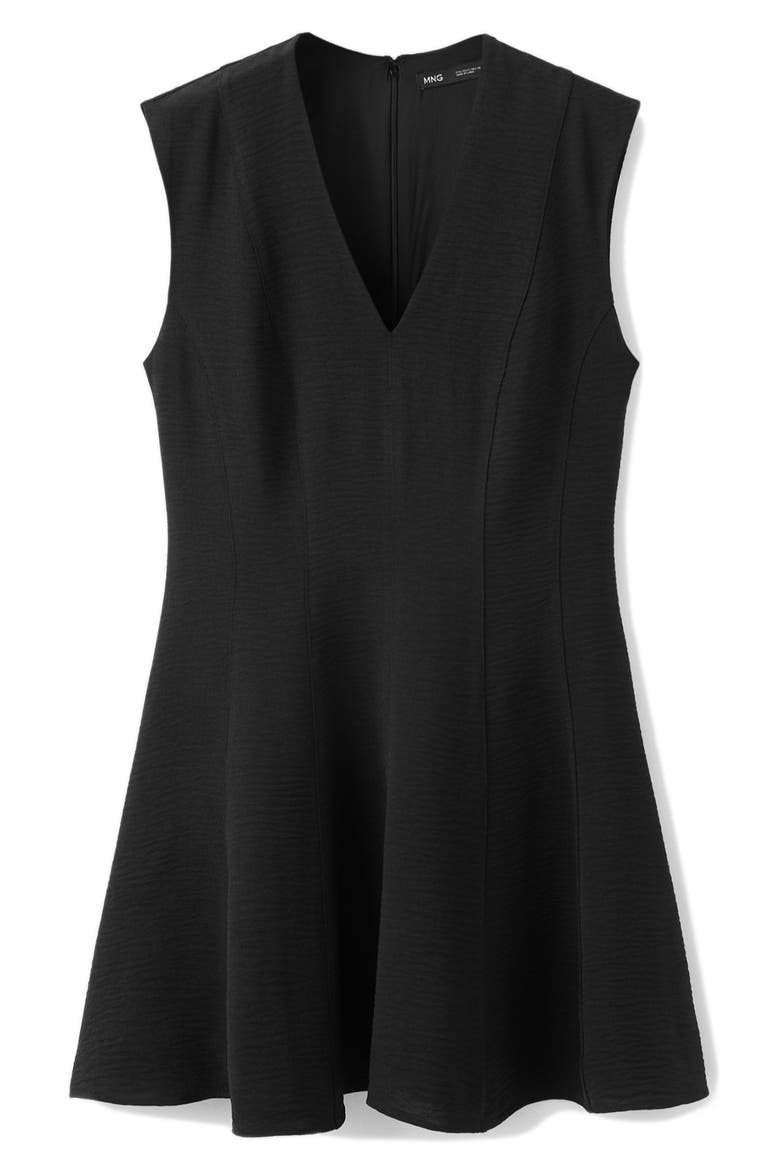 Sleeveless Minidress, Alternate, color, BLACK