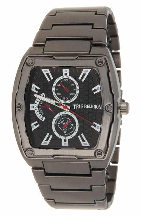 True Religion Chronograph Bracelet Watch, 43mm