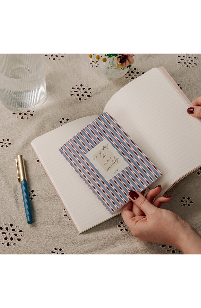 Papier Stripes 2-Pack Softcover Notebooks, Alternate, color, 