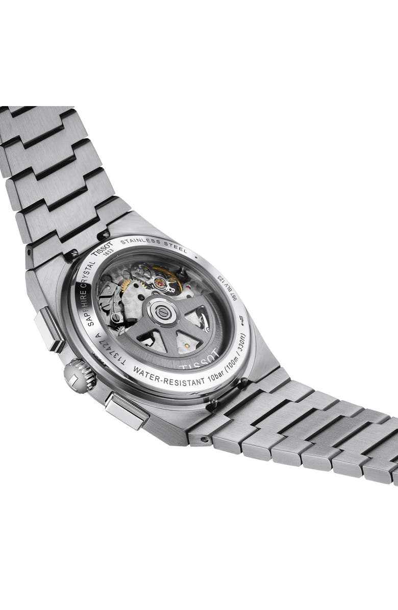 Tissot PRX Chronograph Bracelet Watch, 42mm, Alternate, color, Green