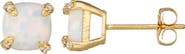 FZN 10K Gold Solitaire Stud Earrings