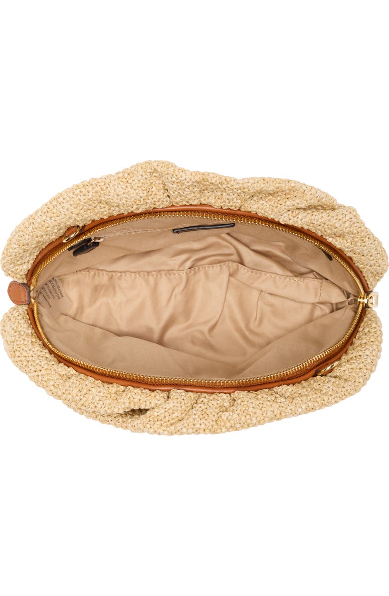 Rebecca Minkoff Resin Chain Strap Ruched Clutch, Alternate, color,