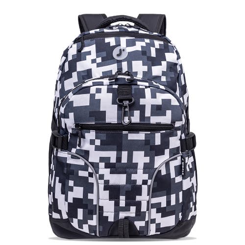 J World Atom Laptop School Backpack In Multi
