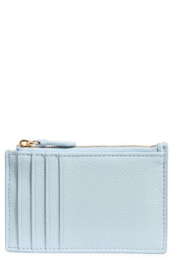 Cole Haan Zip Card Case In Blue