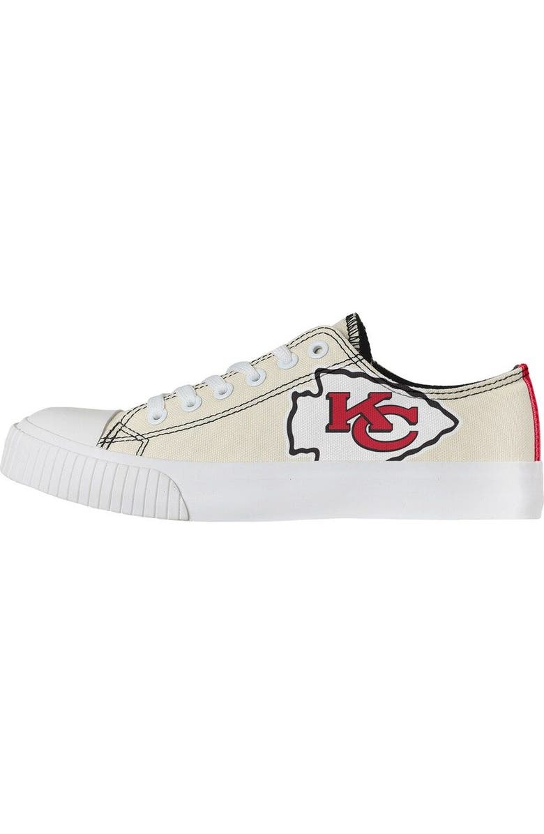 FOCO Women's FOCO Cream Kansas City Chiefs Low Top Canvas Shoes, Main, color,