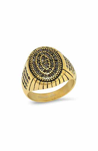Men's Cubic Zirconia Signet Ring