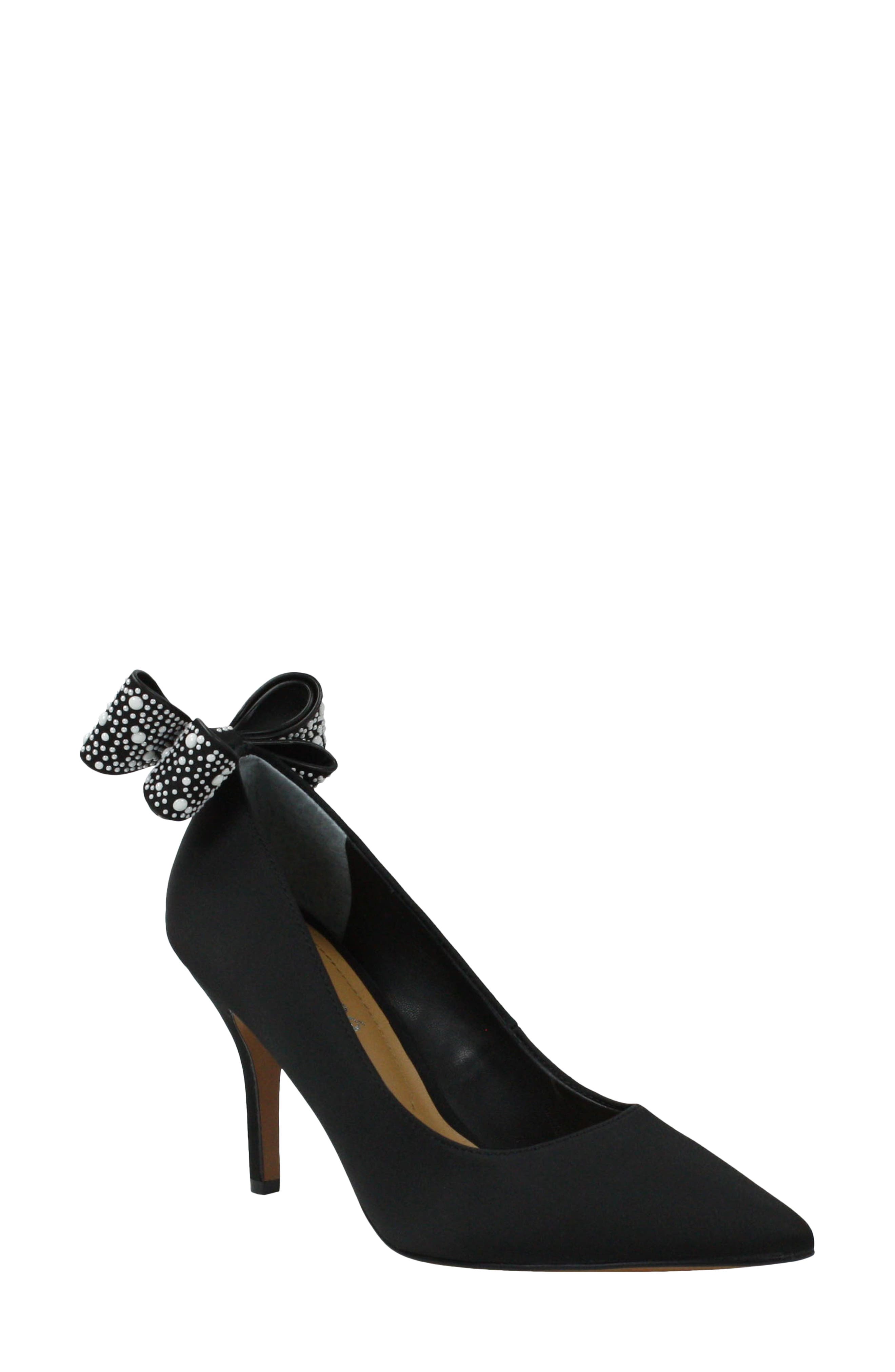 J. Reneé Zenata Bow Pointed Toe Pump, Main, color, 