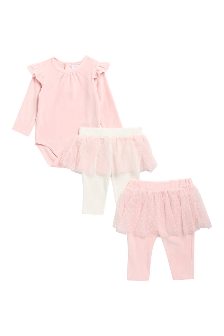 Girls 4-Piece Skegging Sets, Main, color, LIGHT/ PASTEL PINK