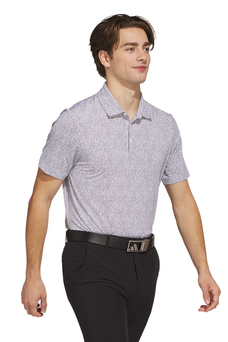 Ultimate Bunker Print Performance Polo, Alternate, color, WHITE/ BLACK