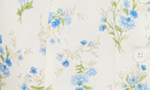 BLU PEPPER BLU PEPPER FLORAL SLEEVELESS BUTTON FRONT MIDI DRESS 