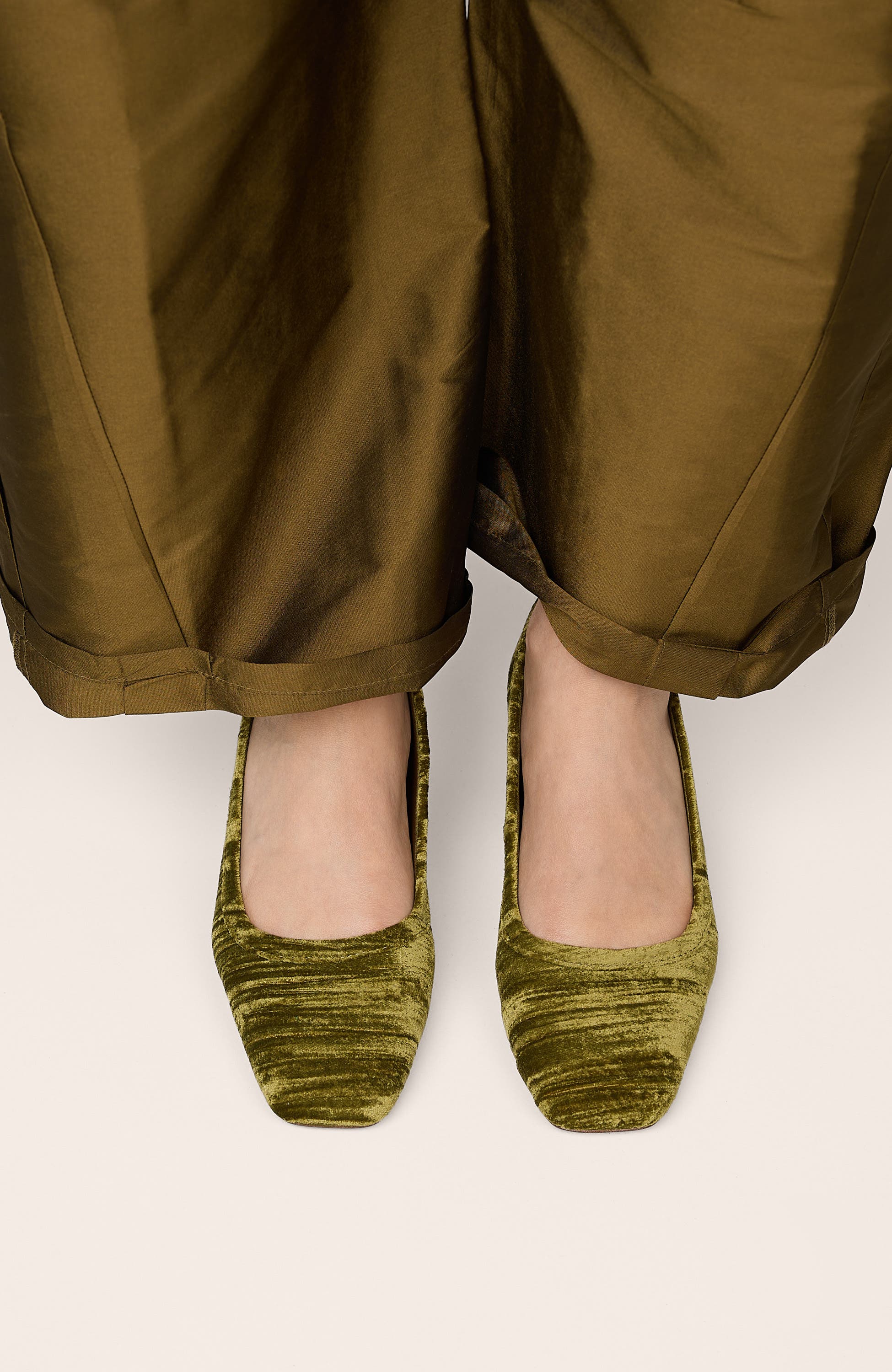 Poppie Block Heel Pump, Alternate, color, Olive