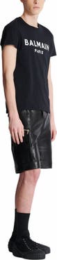 Balmain T-Shirt With Balmain Paris Print