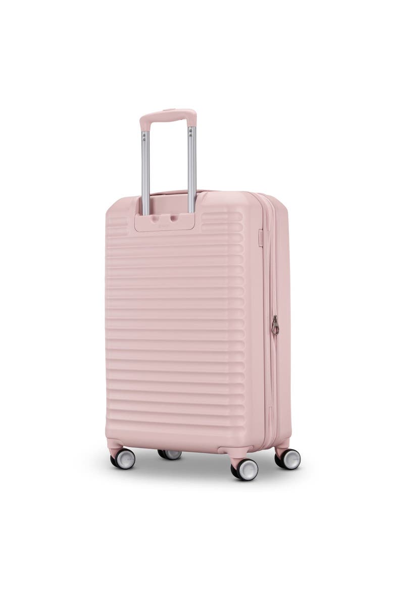 Stratum 3.0 Hardside Expandable 24" Medium Checked Luggage, Alternate, color, Pink Blush