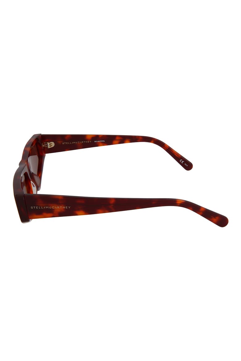 56mm Rectangle Sunglasses, Alternate, color, HAVANA HAVANA BROWN/ BRW