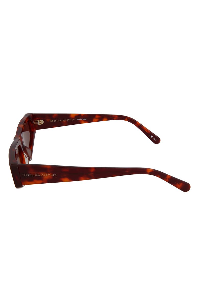 Stella McCartney 56mm Rectangle Sunglasses, Alternate, color,
