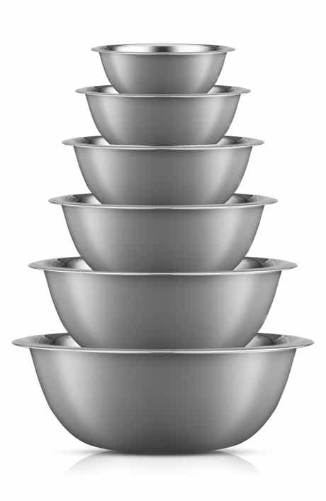 JoyJolt Stainless Steel Mixing Bowls - Set of 6