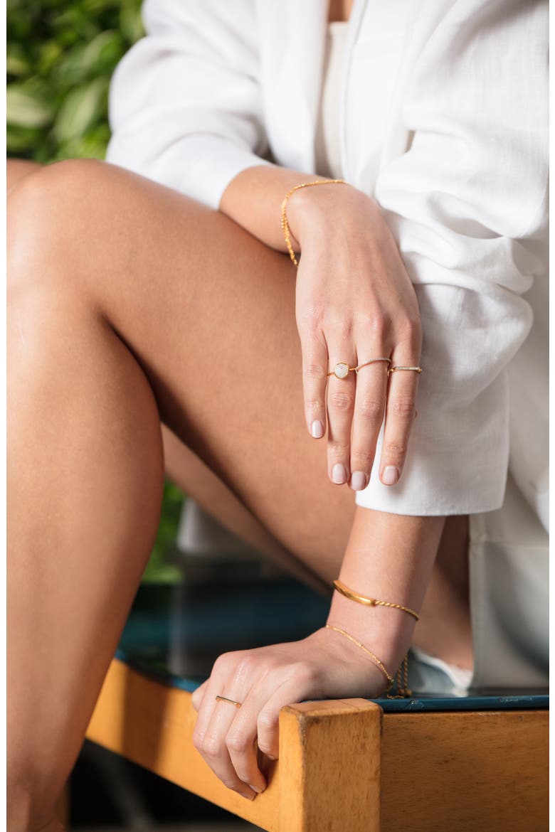 MV Siren™ Stone Ring, Alternate, color, GOLD/ MOONSTONE