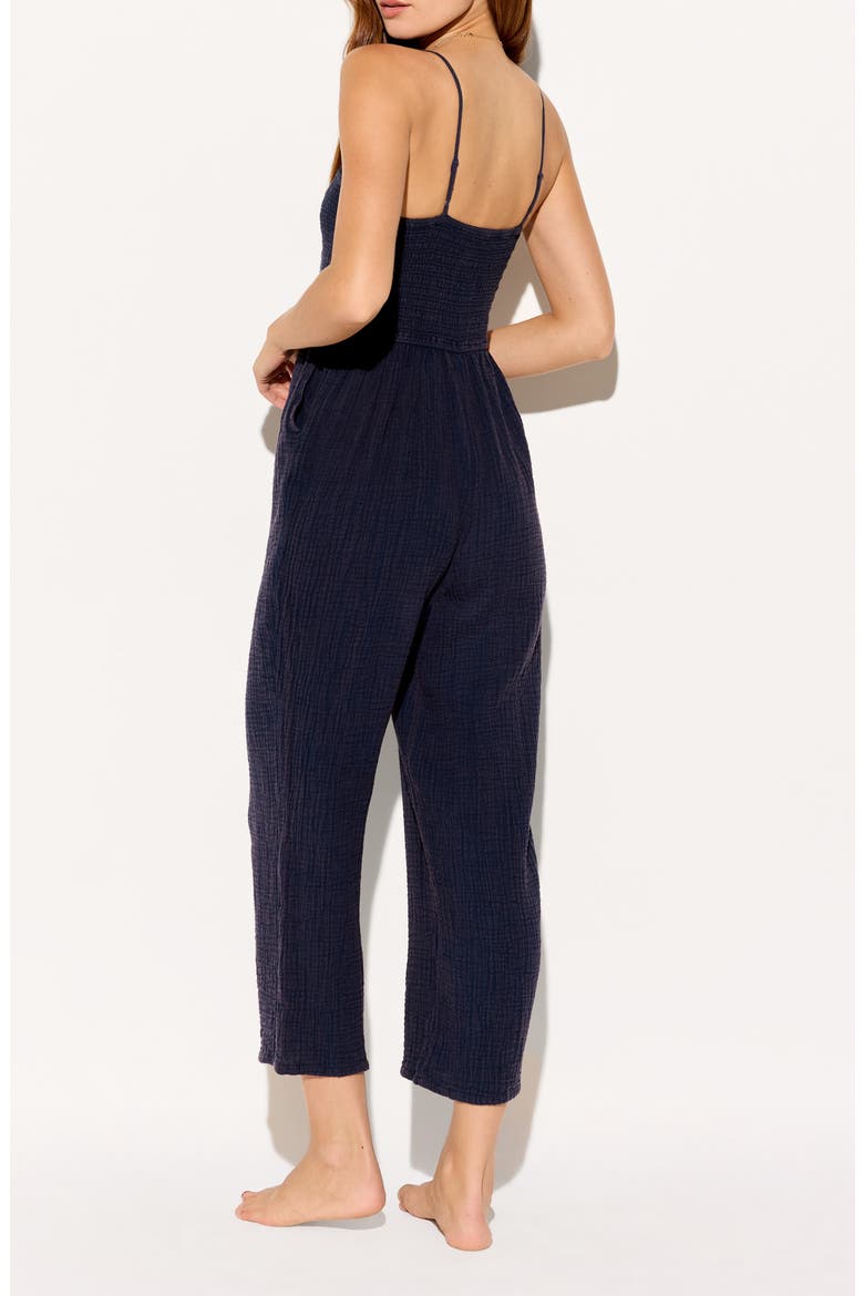 Gisele Cotton Gauze Jumpsuit, Alternate, color, INDIGO
