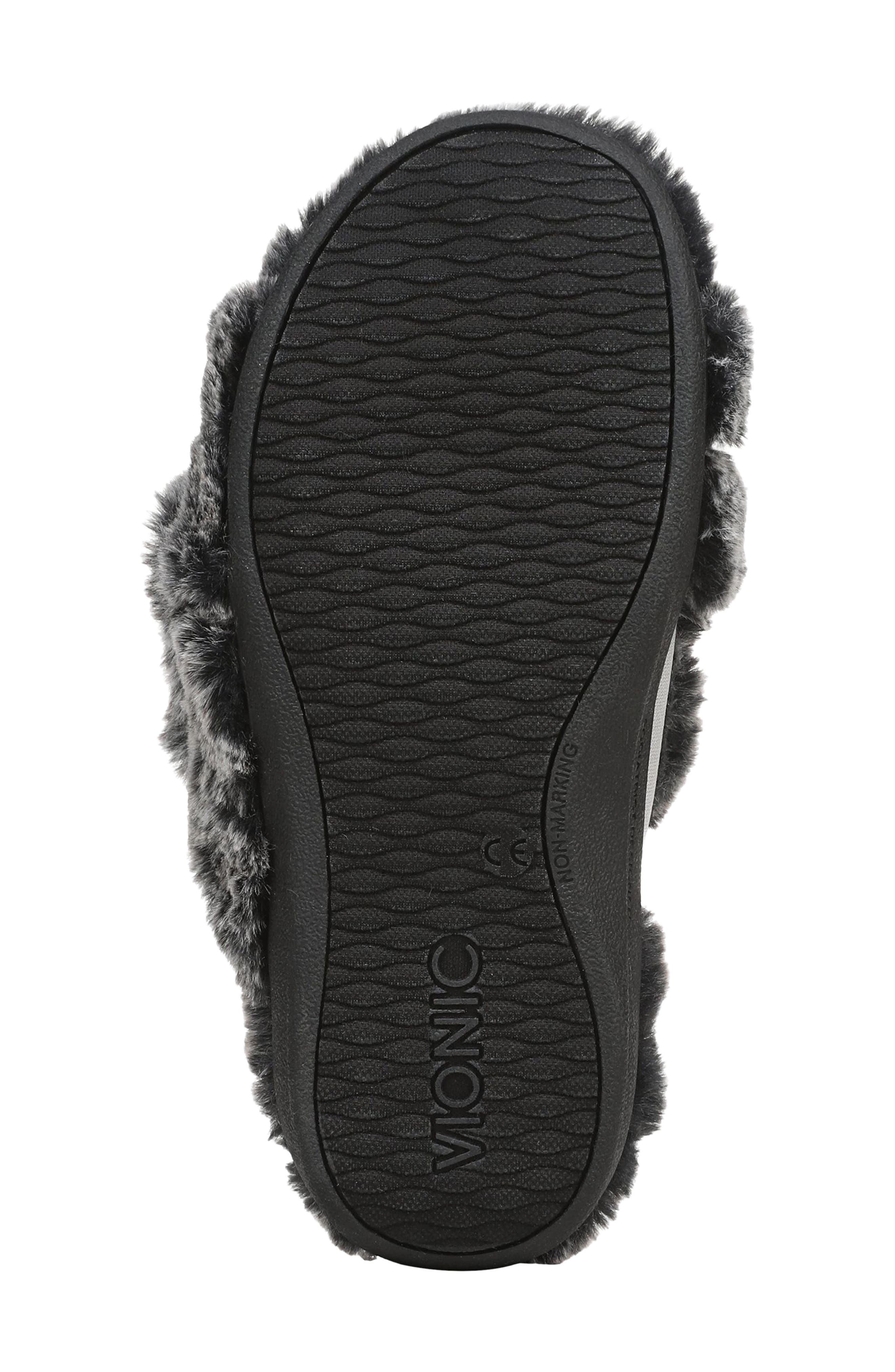 Vionic Relax II Slide Slipper, Alternate, color, Dark Grey Faux
