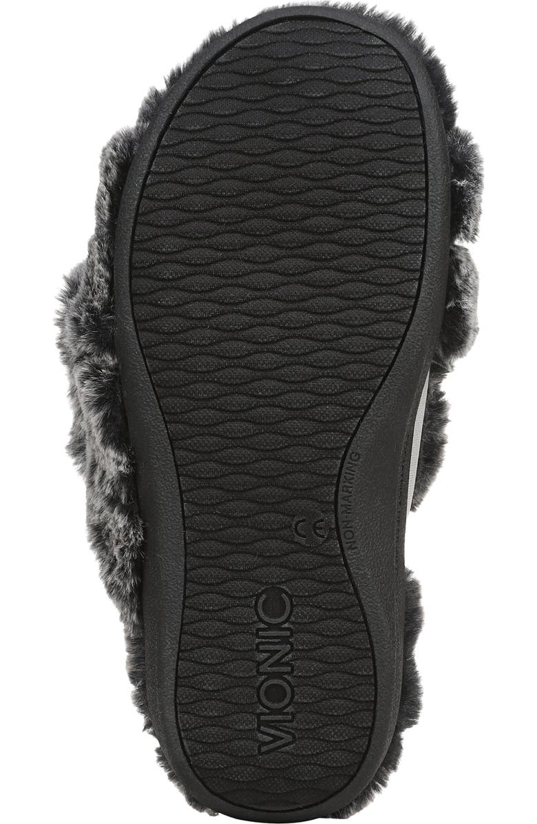 Vionic Relax II Slide Slipper, Alternate, color, Dark Grey Faux