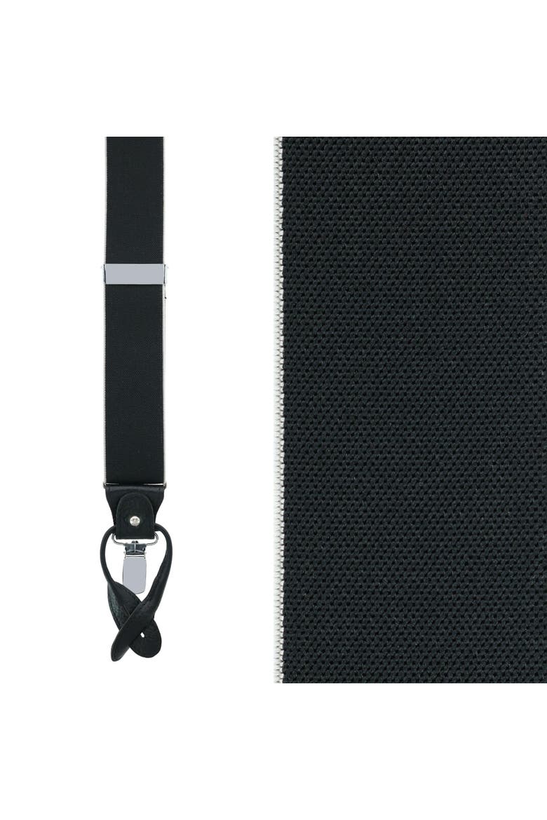 Big & Tall Maddox 35mm Convertible Suspenders, Main, color, Black