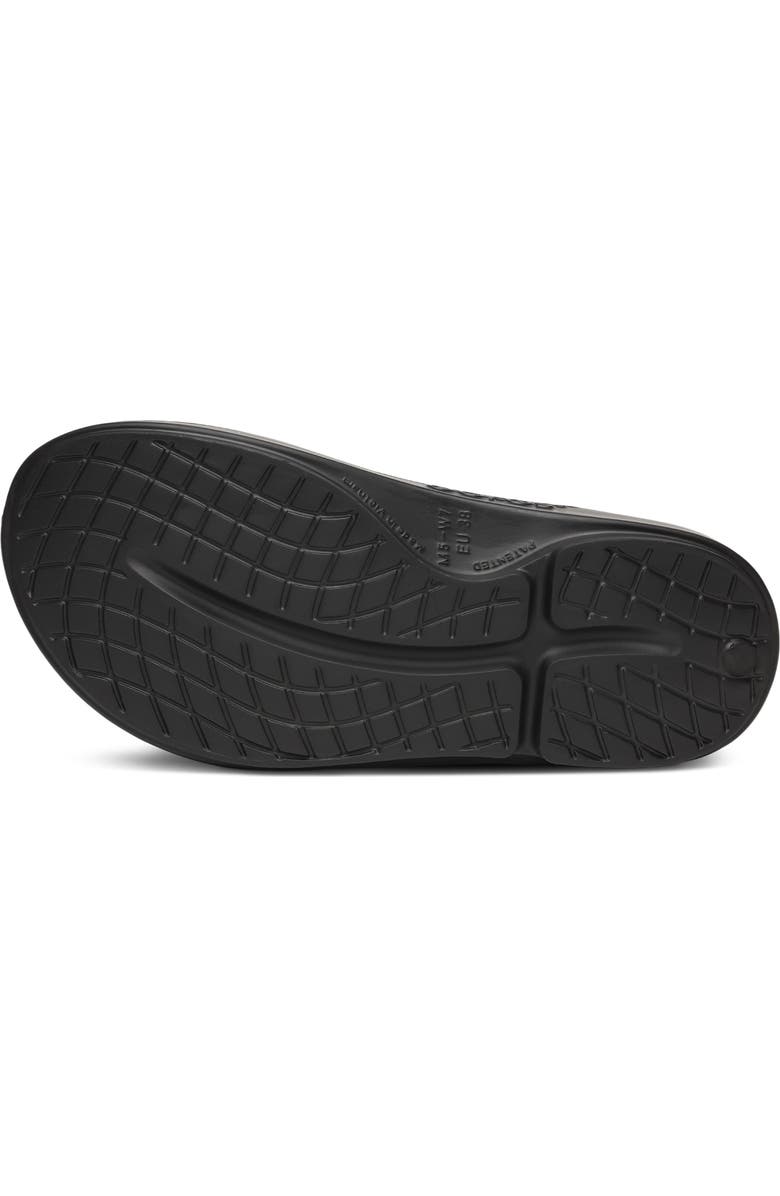 Oofos OOahh Limited Edition Slide, Alternate, color, Black Blossom