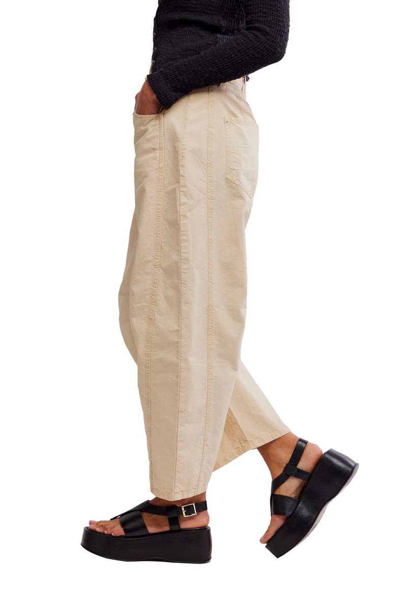 Good Luck Barrel Leg Pants, Alternate, color, BLEACHED OUT