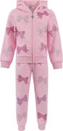 Lola + The Boys Crystal Bow Jogger Set