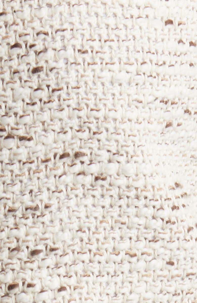 rag & bone Mirabelle Cotton Blend Tweed Jacket, Alternate, color, Ivory