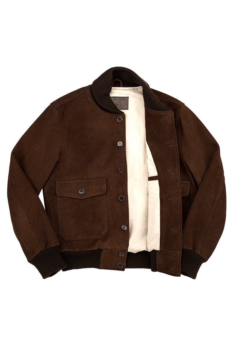 Voyageurs Bomber Jacket, Alternate, color, Hazelnut