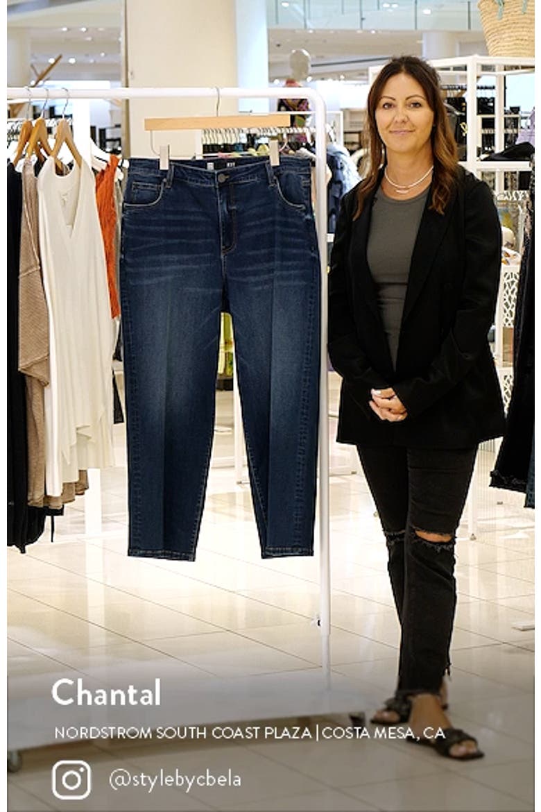 Fab Ab High Waist Ankle Wide Leg Jeans video