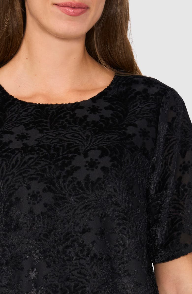 Halogen<sup>®</sup> Burnout Velvet Top, Alternate, color,