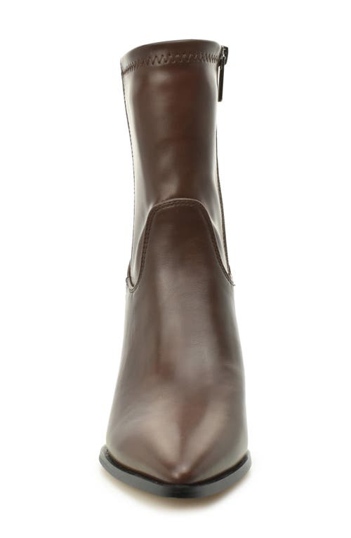 NICOLE MILLER NICOLE MILLER KITTEN HEEL STRETCH BOOTIE