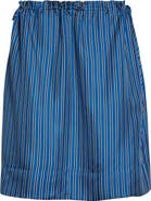 TOTEME Stripe Silk Miniskirt