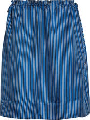 TOTEME Stripe Silk Miniskirt