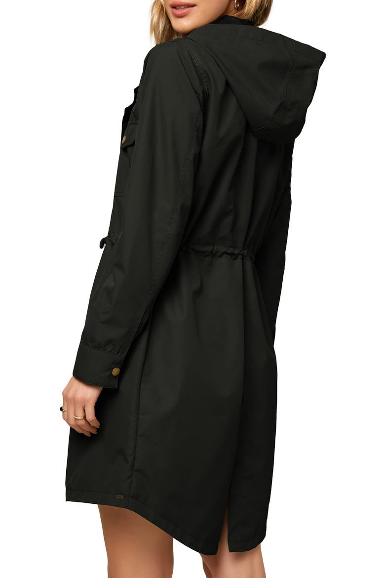 Galen Hooded Jacket, Alternate, color, BLACK