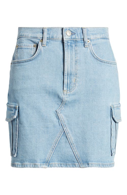 Rails Laurel Denim Cargo Mini Skirt In Crystal Blue