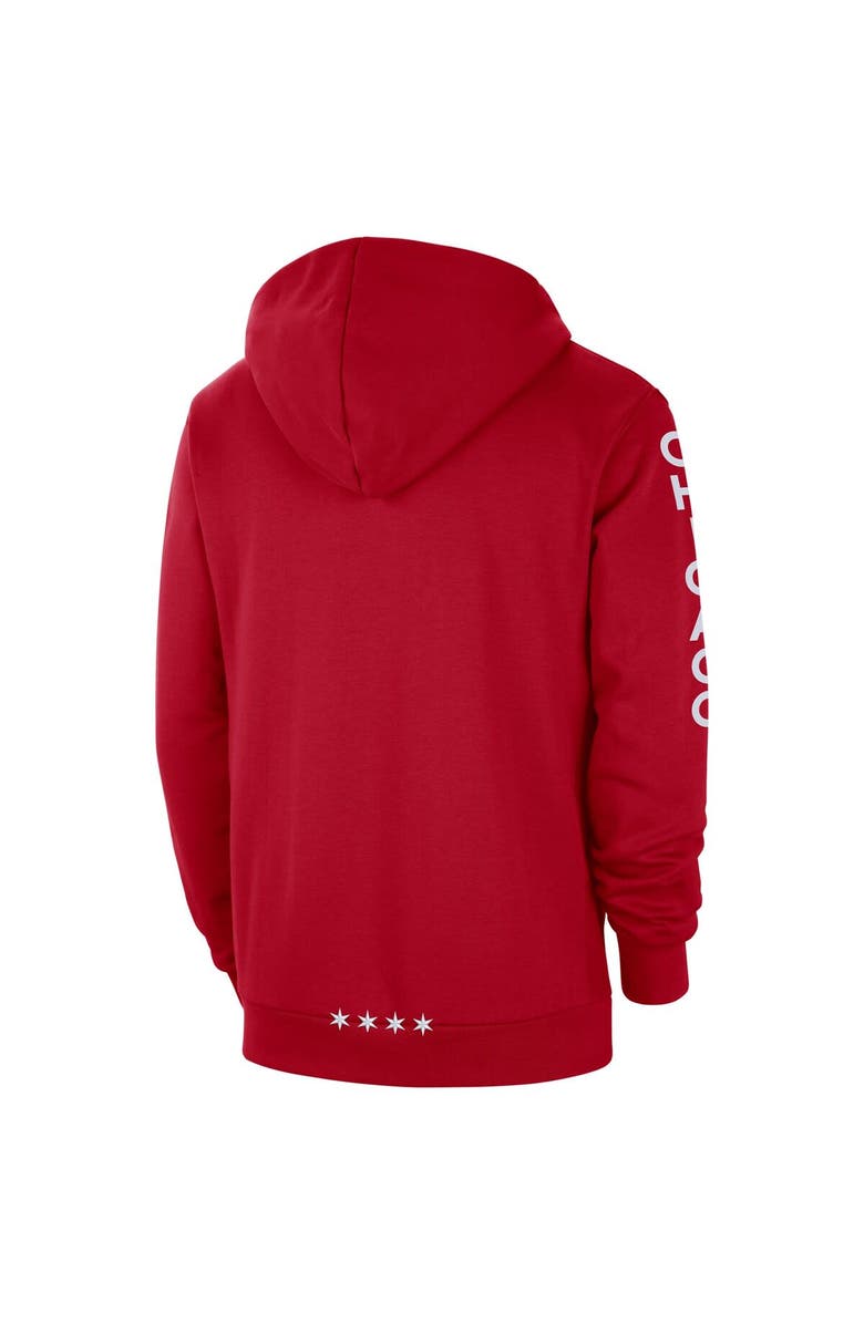 Nike Men's Nike Red Chicago Bulls 2023/24 City Edition Courtside Standard Issue Pullover Hoodie, Alternate, color, 