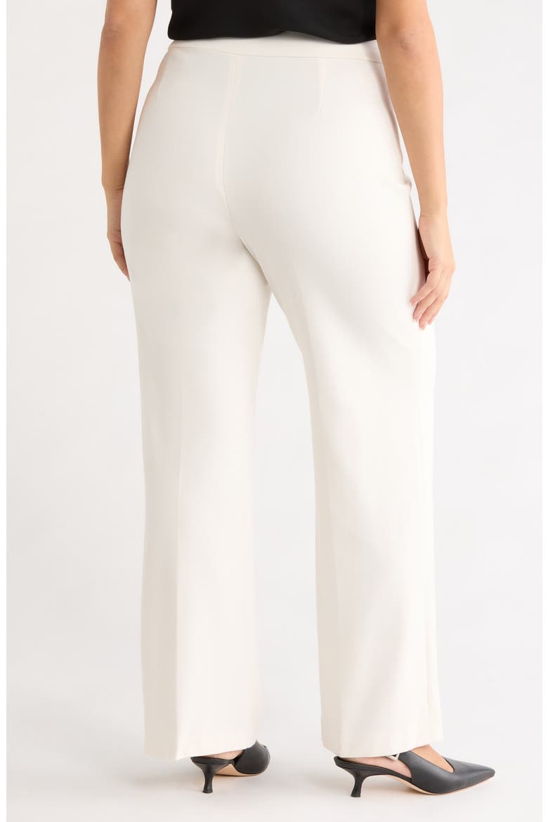 High Waist Wide Leg Pull-On Pants, Alternate, color, WHITE DOVE
