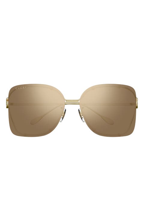60mm Square Sunglasses