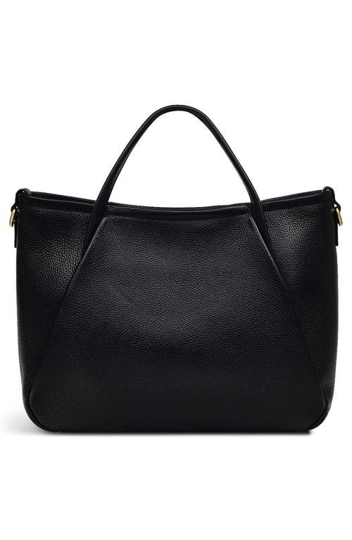 Radley London Eastney Street Medium Top Zip Leather Satchel In Black