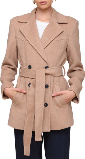 Sale Avec Les Filles Caramel Wool Coat