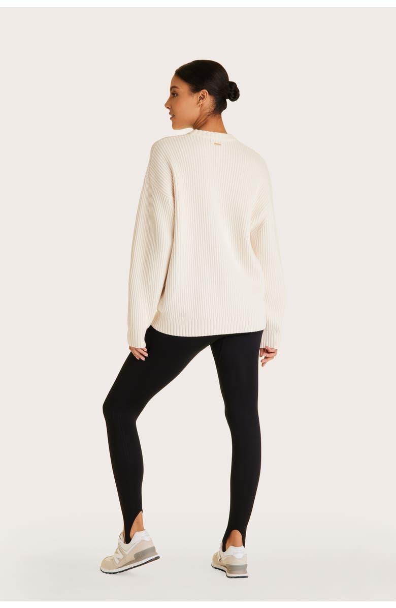 ALALA Crest Sweater, Alternate, color, Bone