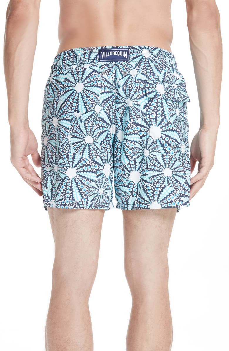Vilebrequin Oursinade Print Swim Trunks, Alternate, color, 