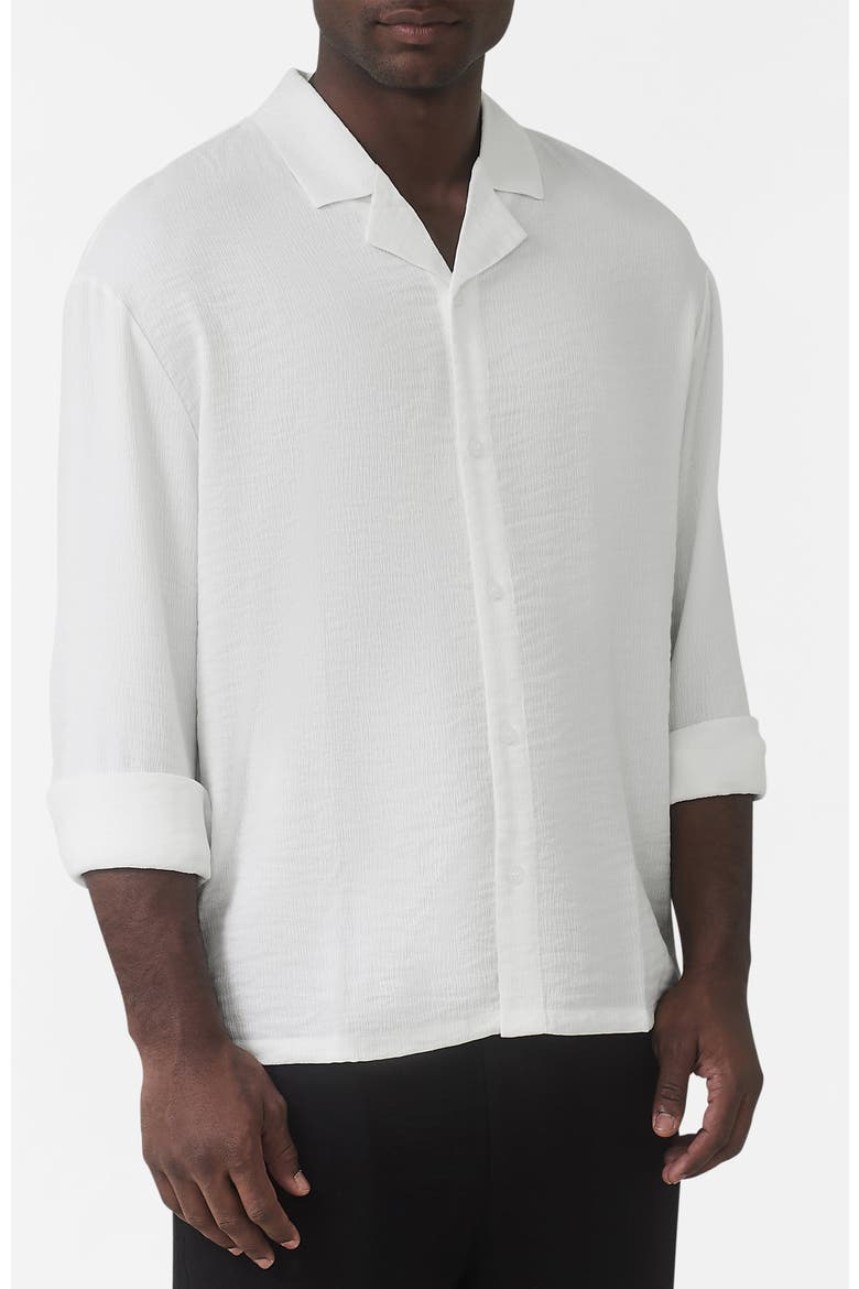 Fiorano Long Sleeve Relaxed Fit Shirt, Main, color, White