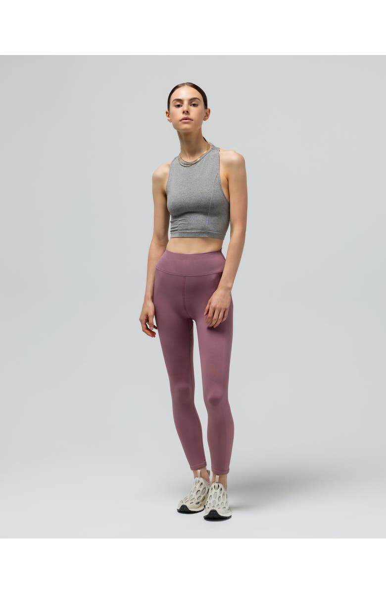 Reformer The Heather Cropped Tank, Main, color, Heather Black